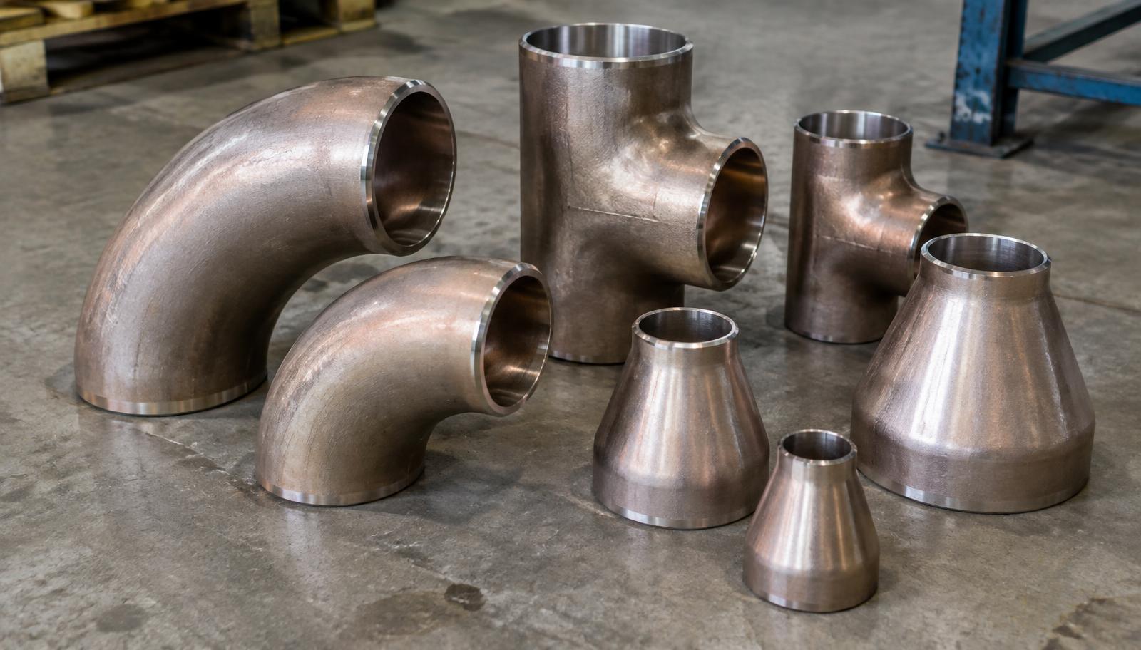 Cupro Nickel pipe & fittings in ready stock at Steelco Mumbai