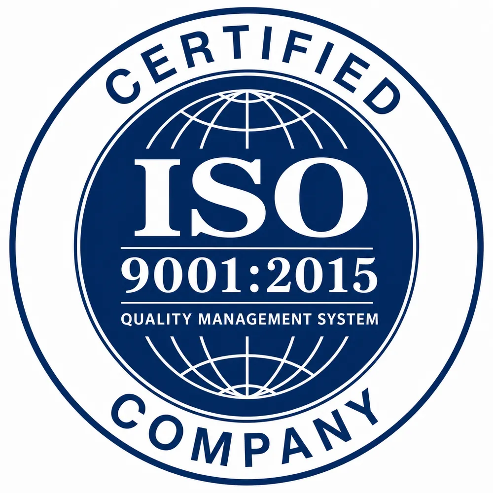 ISO 9001:2015 Quality Management System Certified