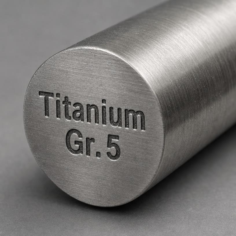 Titanium round bar in ready stock at Steelco Mumbai