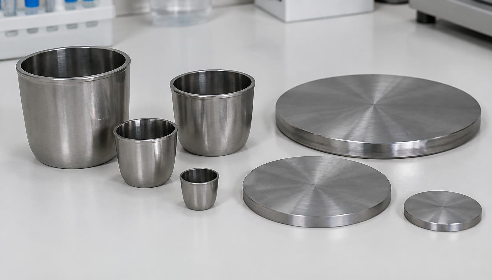 Tantalum crucibles & targets in ready stock at Steelco Mumbai
