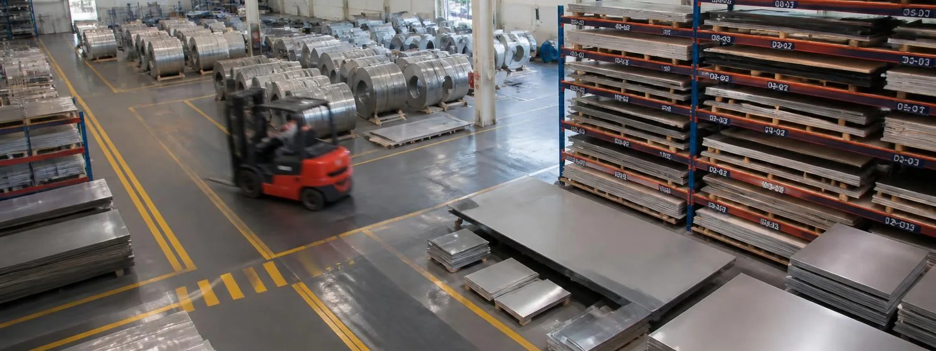 Steelco Metal & Alloys stock warehouse in Mumbai
