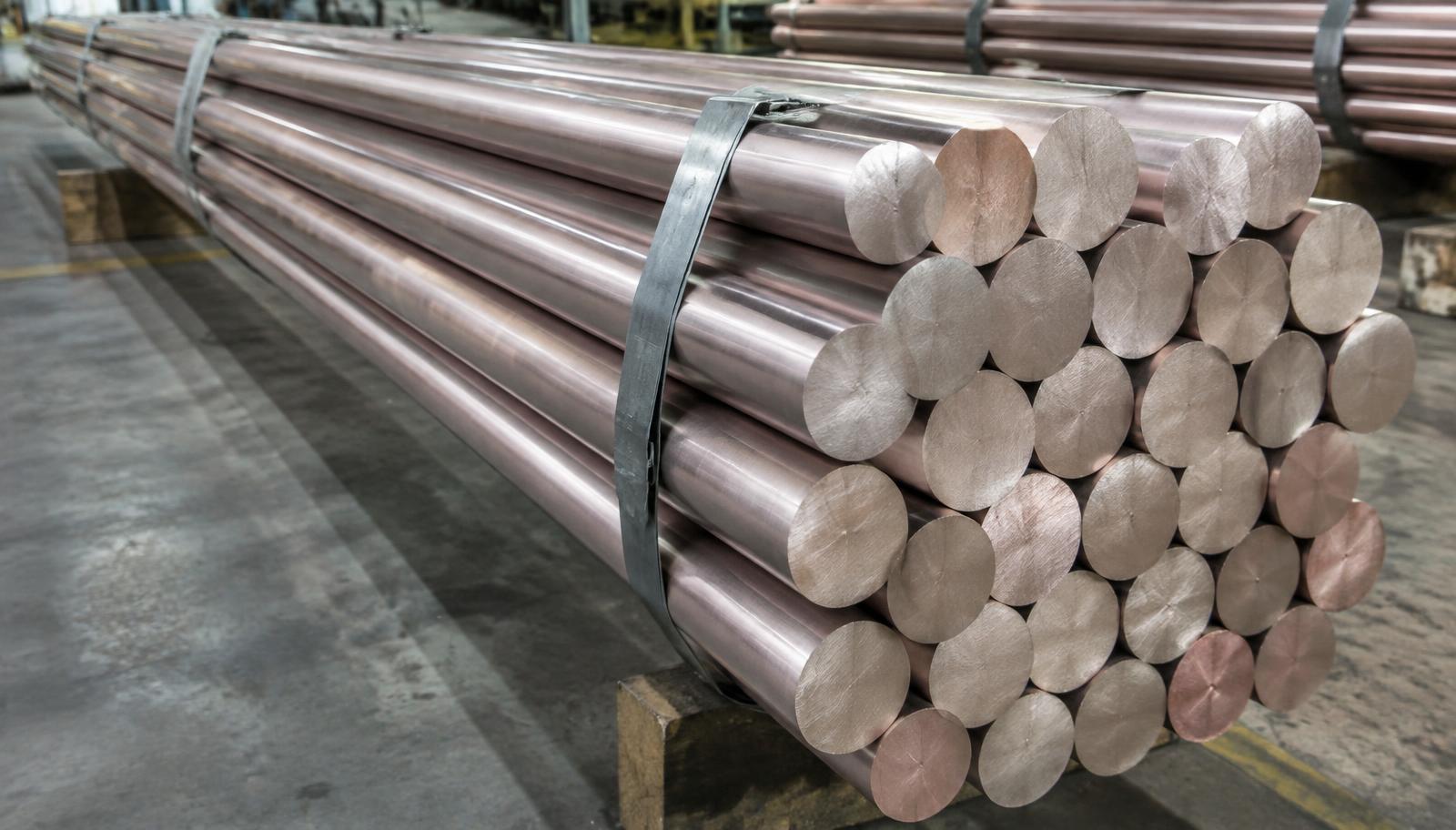 Cupro Nickel round bar in ready stock at Steelco Mumbai