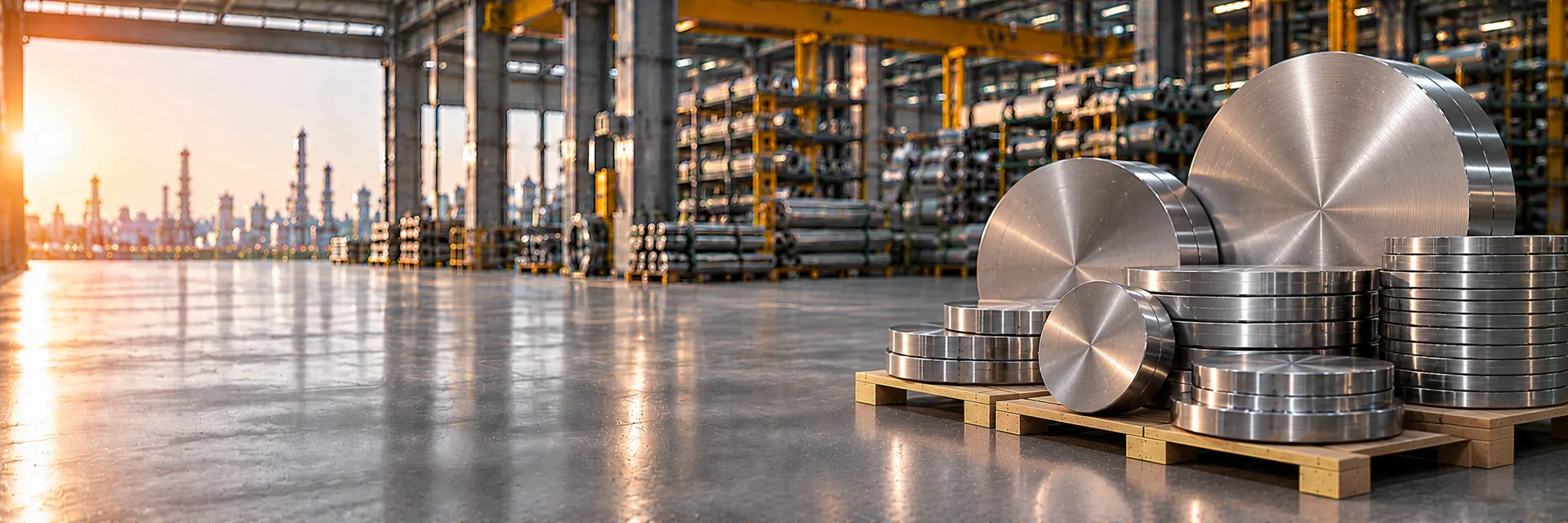 SS Circle Supplier stocked and supplied by Steelco Metal & Alloys, Mumbai